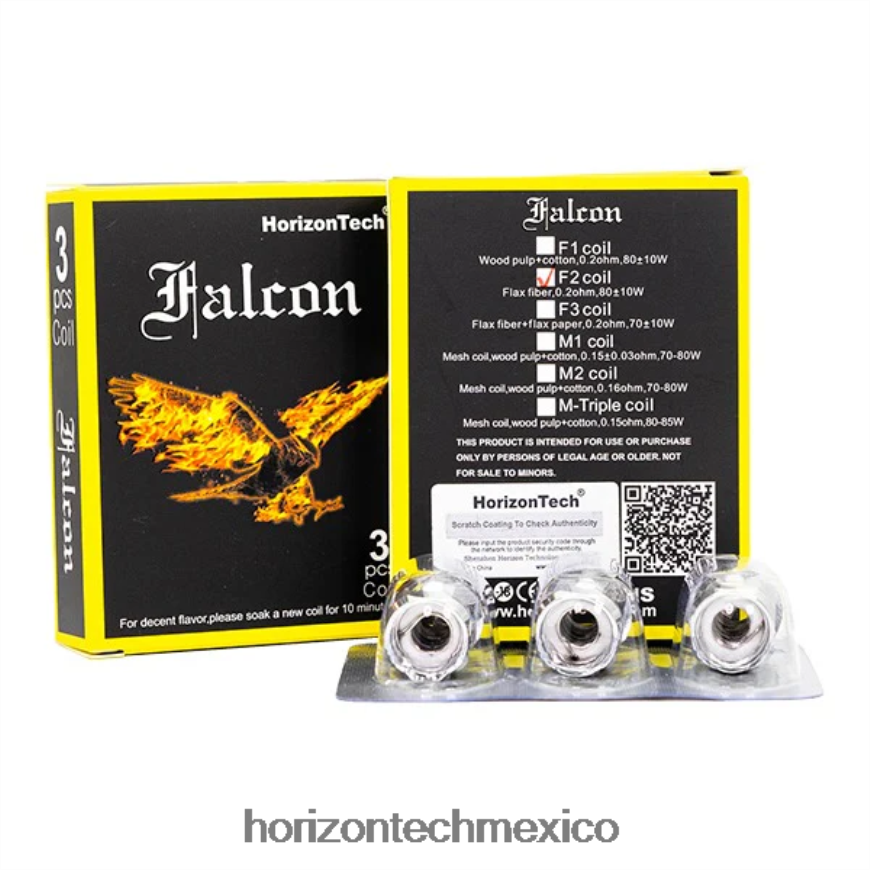 HorizonTech Falcon bobinas (paquete de 3) Horizon Tech coils - bobina f2 0.2ohm ZH06X160