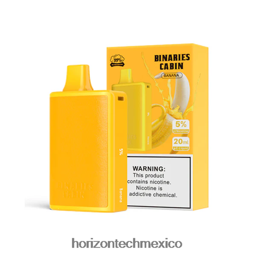 HorizonTech Binaries Cabin desechable 20ml HorizonTech México - banana ZH06X2