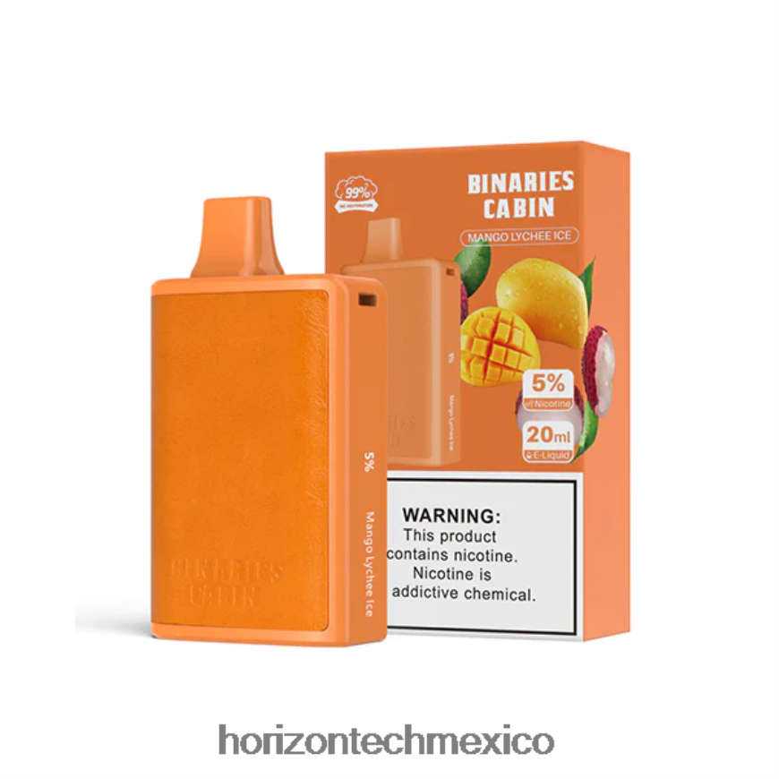 HorizonTech Binaries Cabin desechable 20ml HorizonTech México - hielo de lichi y mango ZH06X62