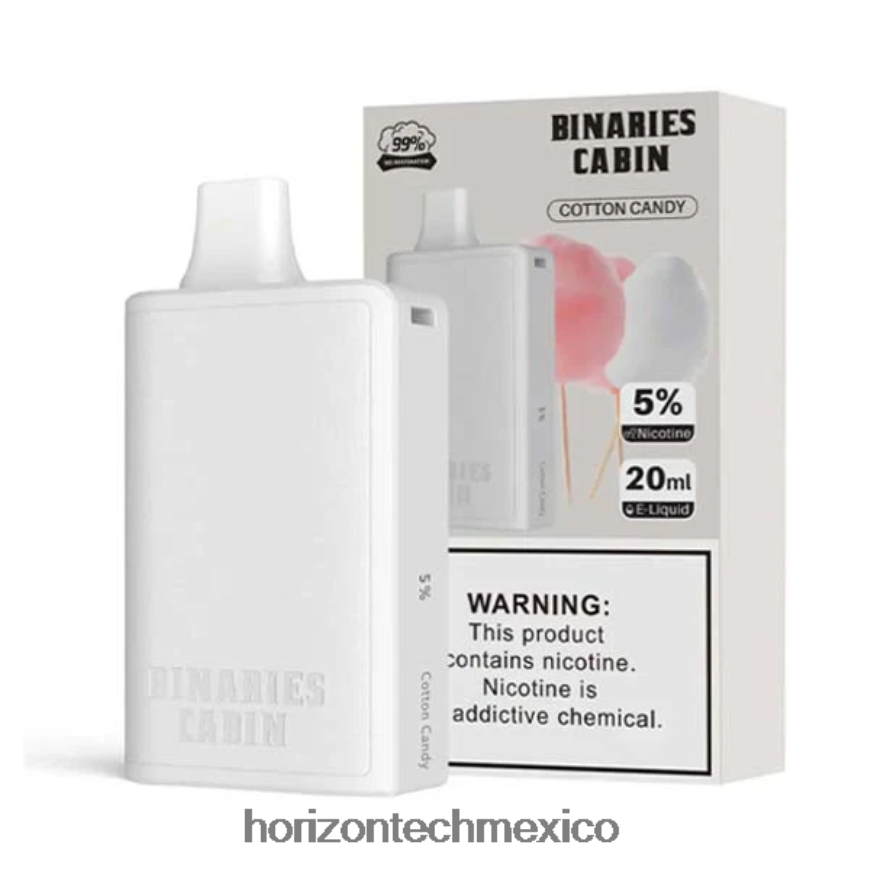HorizonTech Binaries Cabin desechable 20ml HorizonTech Mexico city - algodón de azúcar ZH06X73