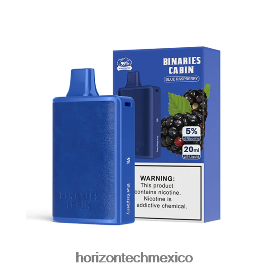 HorizonTech Binaries Cabin desechable 20ml HorizonTech Mexico city - frambuesa azul ZH06X53