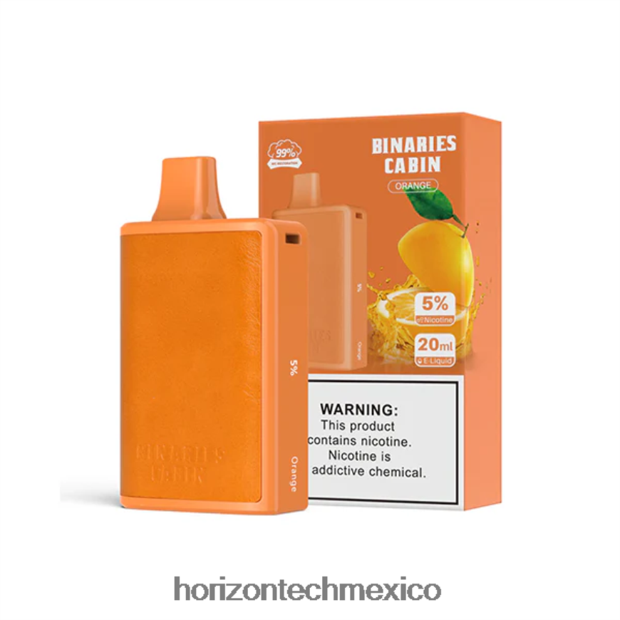 HorizonTech Binaries Cabin desechable 20ml HorizonTech Mexico city - naranja ZH06X63