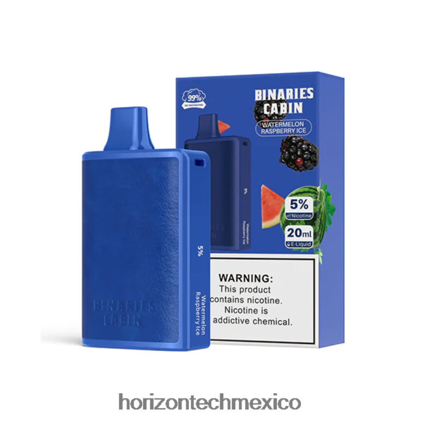 HorizonTech Binaries Cabin desechable 20ml HorizonTech vape México - sandía hielo de frambuesa ZH06X71