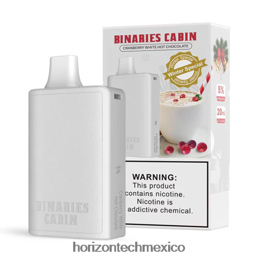 HorizonTech Binaries Cabin desechable 20ml Horizon Tech coils - chocolate caliente blanco con arándanos ZH06X80