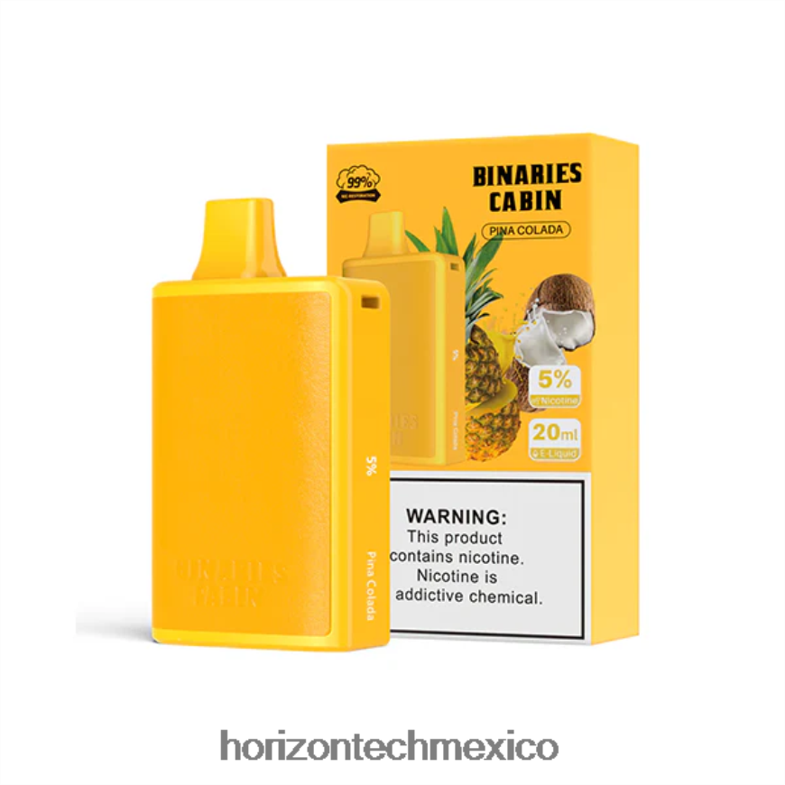 HorizonTech Binaries Cabin desechable 20ml Horizon Tech vape - piña colada ZH06X66