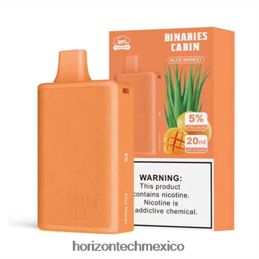 HorizonTech Binaries Cabin desechable 20ml Horizon Tech vape tank - aloe mango ZH06X75