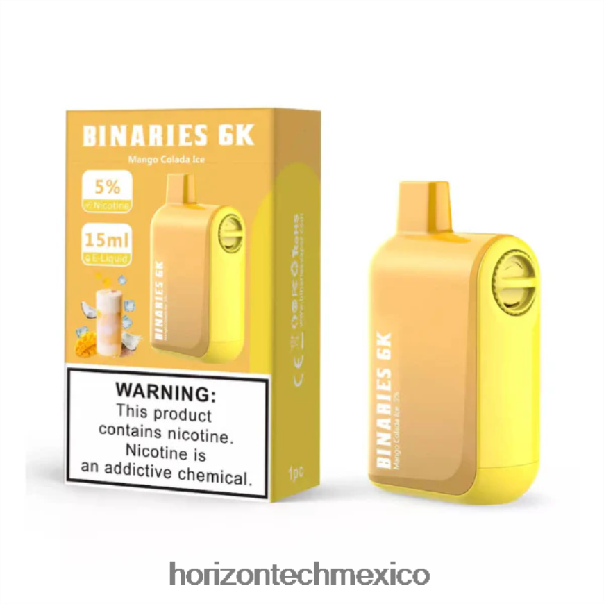 HorizonTech Binaries Cabin desechable 15ml Horizon Tech vape coils - hielo de mango colada ZH06X49