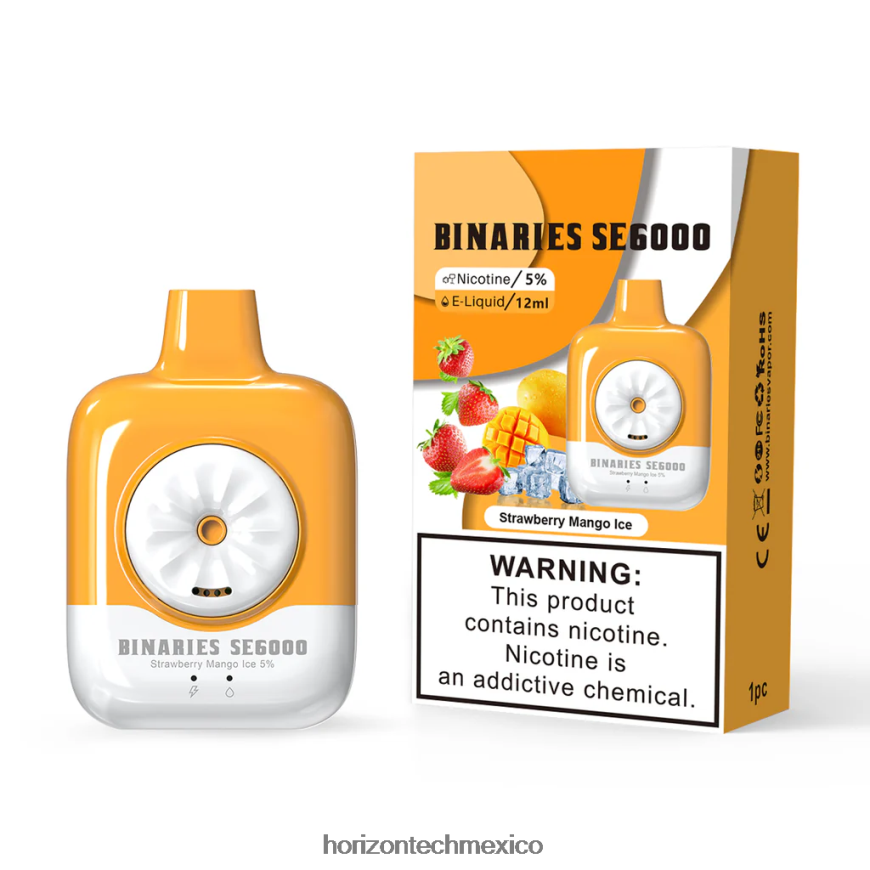 hielo de mango fresa