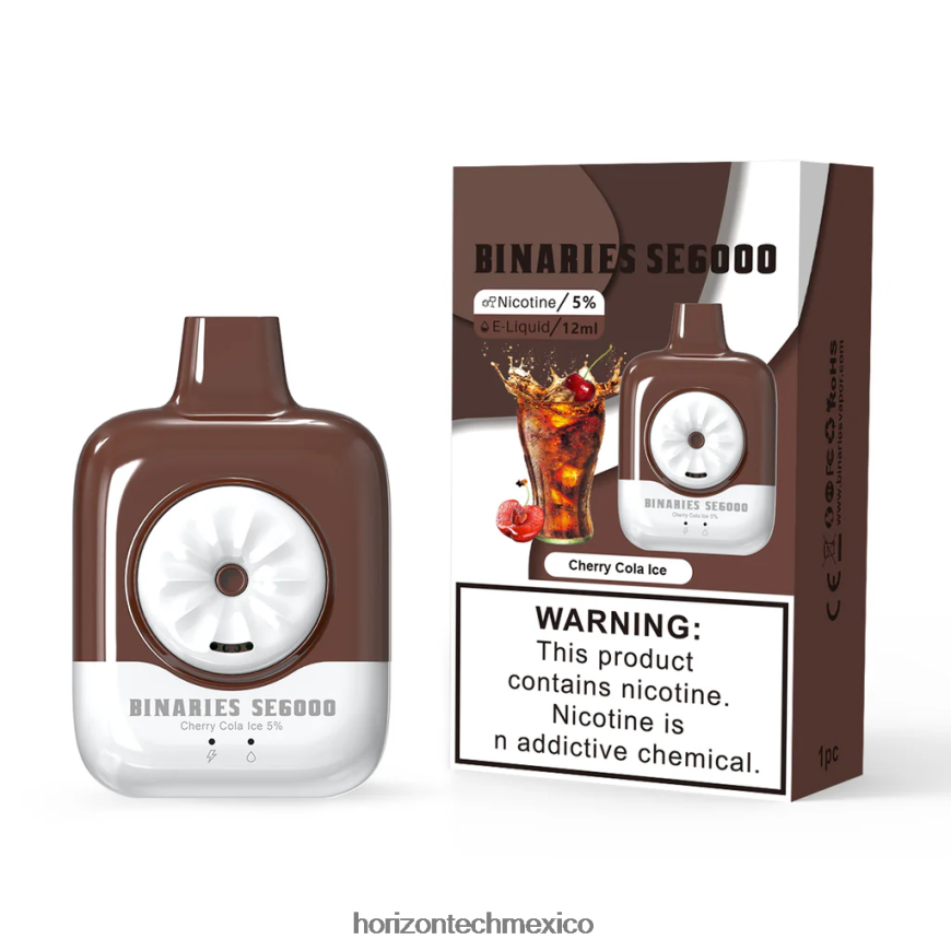 HorizonTech Binaries Cabin desechable se 12ml Horizon Tech vape tank - hielo de cola de cereza ZH06X135