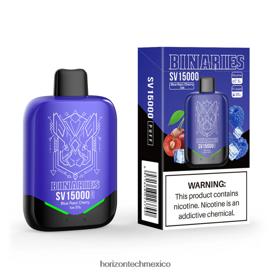 HorizonTech Binaries Cabin desechables HorizonTech Mexico city - hielo de cereza azul razz ZH06X3