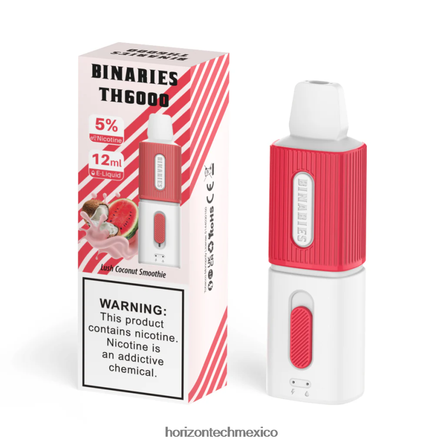 HorizonTech Binaries Cabin th6000 desechable 12ml Horizon Tech vape coils - exuberante batido de coco ZH06X119