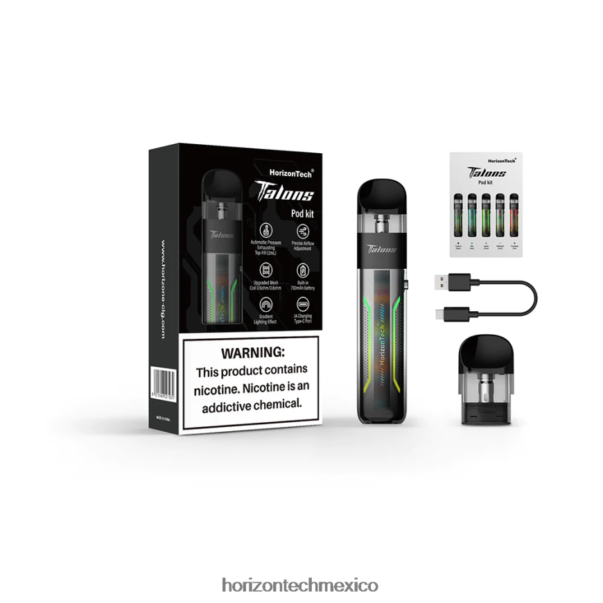HorizonTech Talons kit de inicio HorizonTech disposable vape - plata medianoche ZH06X200